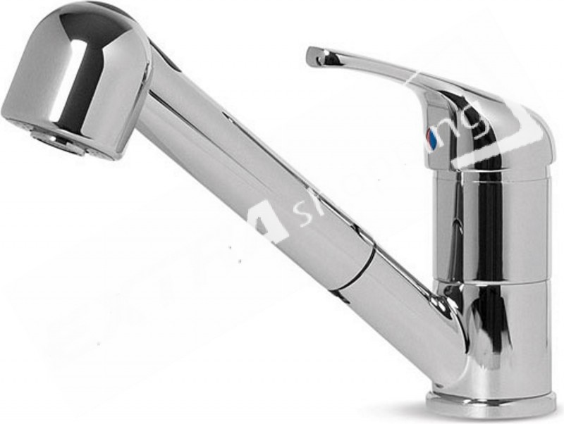 MISCELATORE MONOCOMANDO LAVELLO DOCCIA ESTRAIBILE DUE GETTI 2580