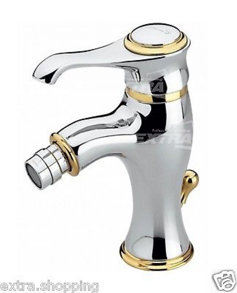 MISCELATORE RUBINETTO BIDET EMMEVI TIFFANY 6004 CROMO ORO