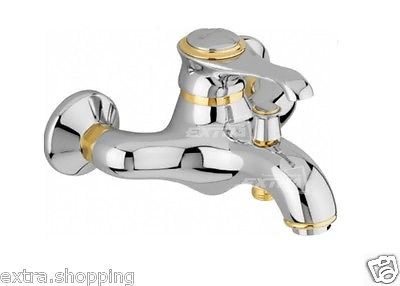 MISCELATORE RUBINETTO GRUPPO VASCA EMMEVI TIFFANY 6001 CROMO ORO