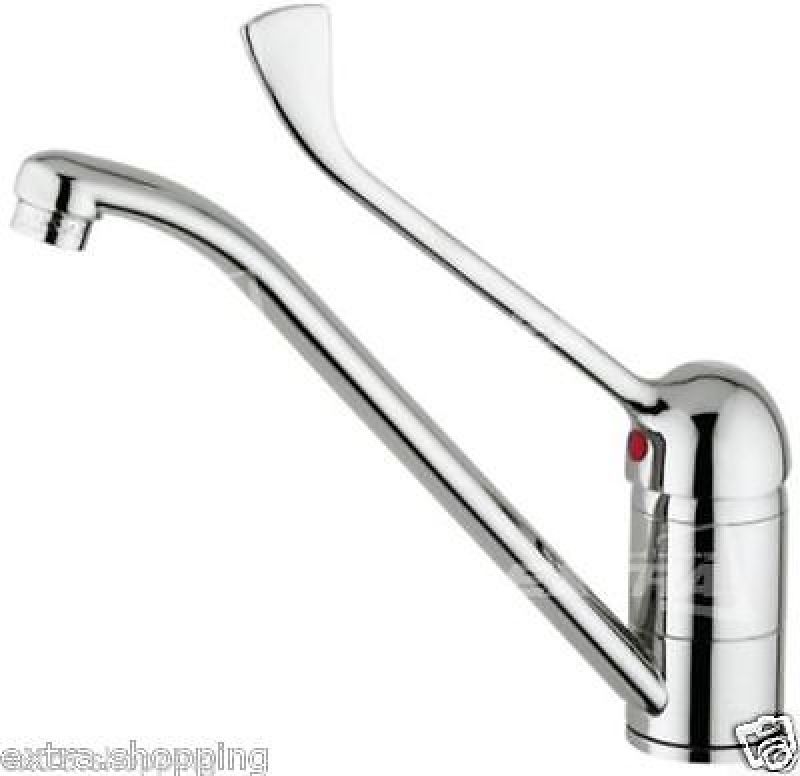 MISCELATORE RUBINETTO LAVELLO CUCINA LAVATOIO LEVA CLINICA CANNA BASSA LAVABO-172287976843