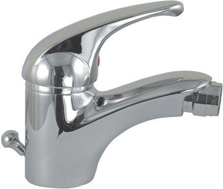 MONOCOMANDO BIDET SERIE MARZIA Bianco Opaco-Cromo