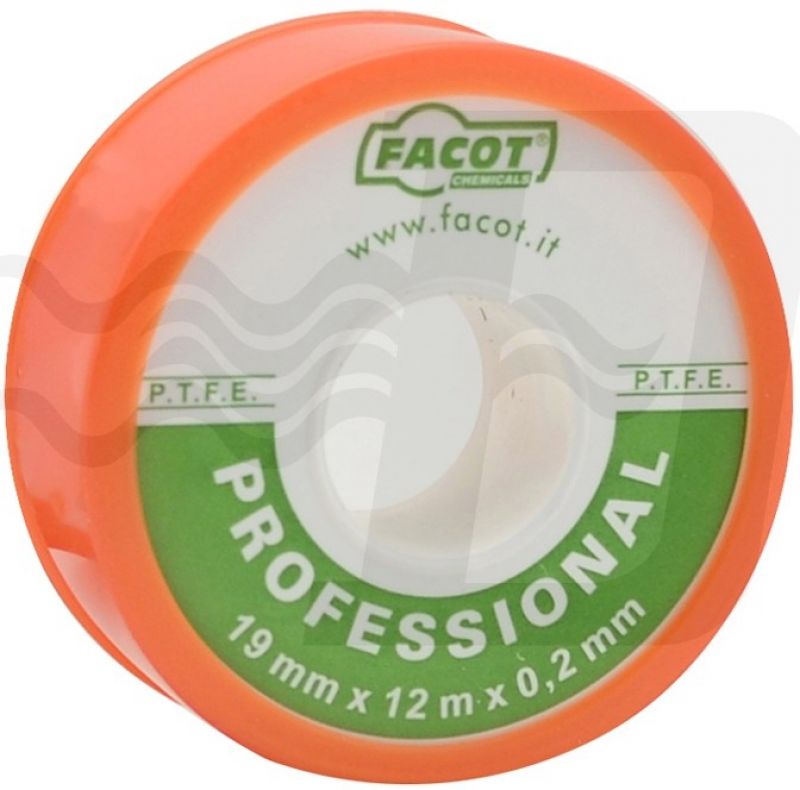 NASTRO P.T.F.E PROFESSIONAL H 19 mm x 12 m (cf. 80 NR)