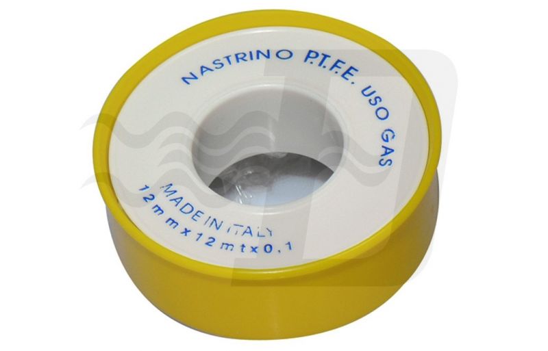 NASTRO PTFE PROFESSIONALE MT. 12 GAS mm. 12 (cf. 10 NR)