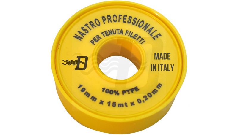 NASTRO PTFE PROFESSIONALE MT. 15 mm. 19 (cf. 100 NR)