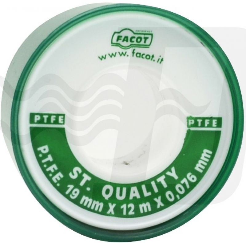 NASTRO P.T.F.E STANDARD QUALITY H 12 mm x 12 m (cf. 250 NR)