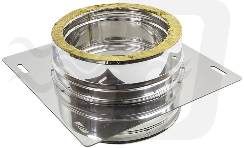 PIASTRA INTERMEDIA D.P. INOX 316/304 D. Int. 150 - D. Est. 200