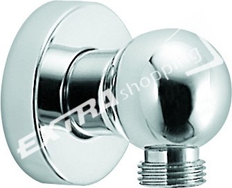 PRESA ACQUA IN OTTONE CON SUPPORTO PER DOCCETTA EMMEVI C06908 CROMATO