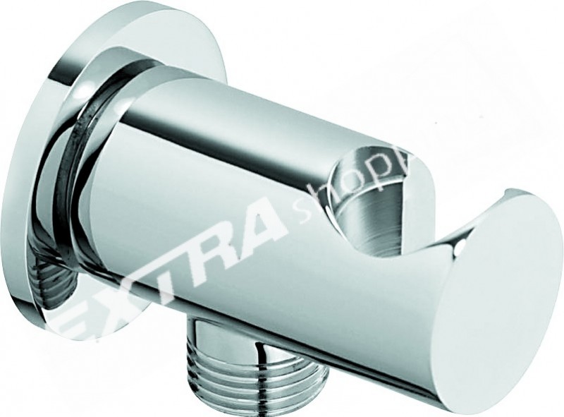 PRESA ACQUA IN OTTONE CON SUPPORTO PER DOCCETTA EMMEVI C06933 CROMATO