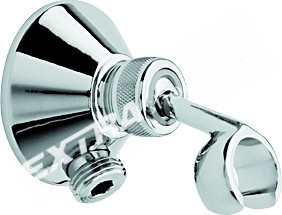 PRESA ACQUA IN OTTONE CON SUPPORTO PER DOCCETTA EMMEVI C06935 CROMATO
