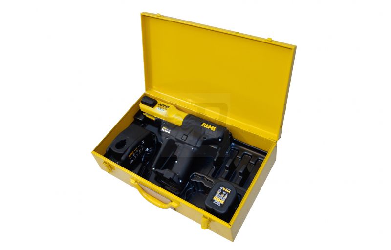 PRESSATRICE RADIALE A 360° CON BATTERIA -