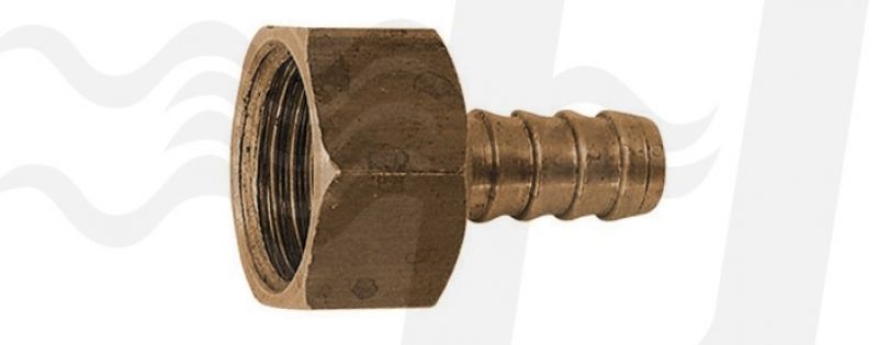 RACCORDO PORTAGOMMA SEMPLICE F PER GAS 1/2 Gpl (cf. 25 NR)