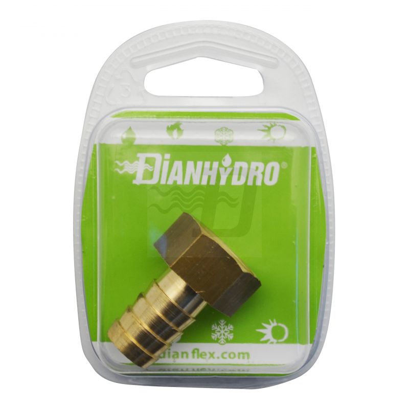 RACCORDO PORTAGOMMA SEMPLICE F PER GAS BLISTER 1/2 Metano