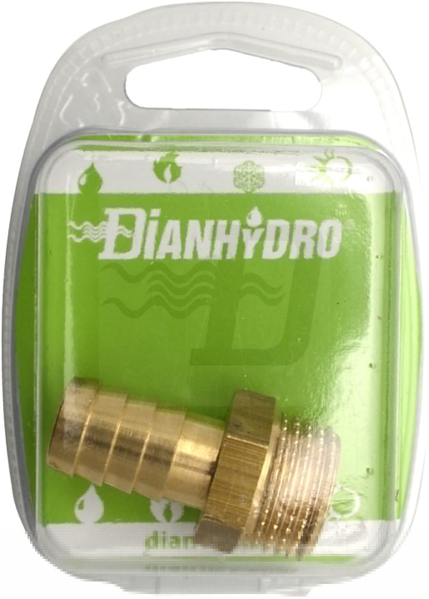 RACCORDO PORTAGOMMA SEMPLICE M PER GAS BLISTER 1/2 Metano