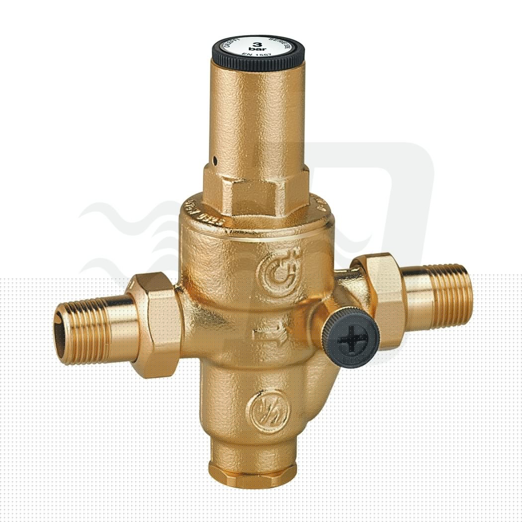 RIDUTTORE DI PRESSIONE MM CON ATTACCO MANOMETRO 1/2"