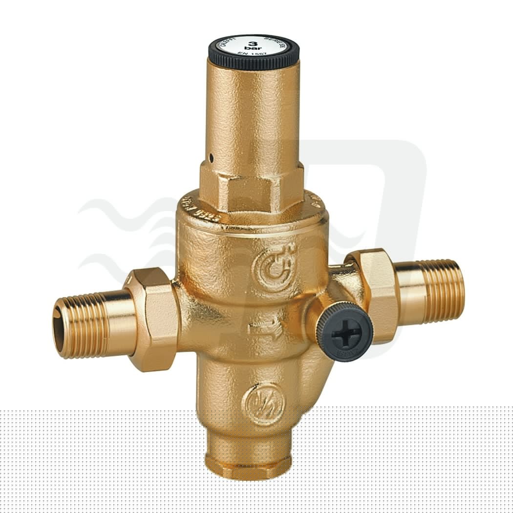 RIDUTTORE DI PRESSIONE MM CON ATTACCO MANOMETRO 3/4"