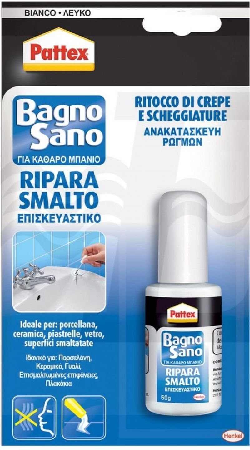 RIPARA SMALTO "BAGNO SANO" 50 GR HENKEL 50g