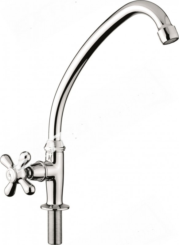 RUBINETTO A COLONNA CUCINA LAVELLO EMMEVI DECO'  CLASSIC 12060 CROMO RAME BRONZO