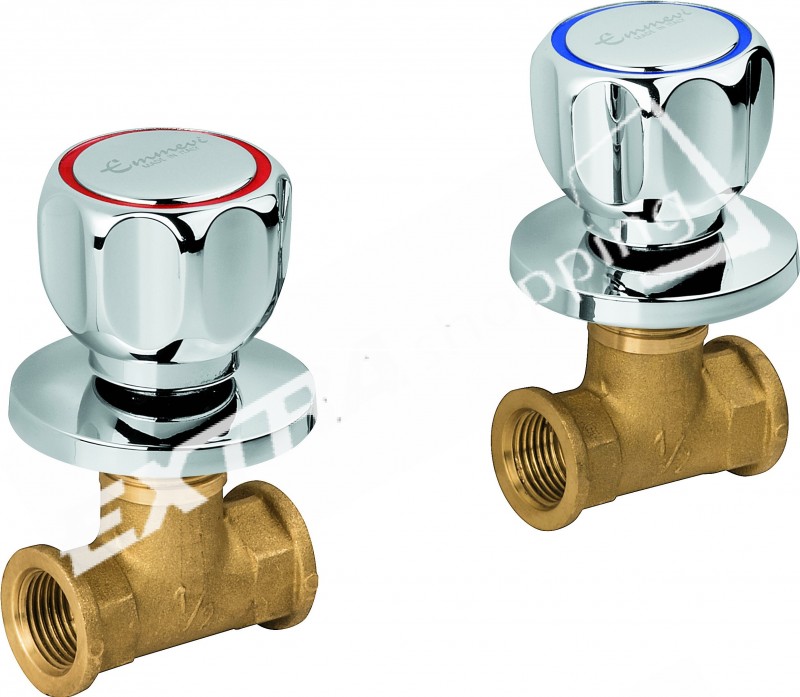 RUBINETTO INCASSO DA 1/2" EMMEVI SOLE 15009 CROMATO