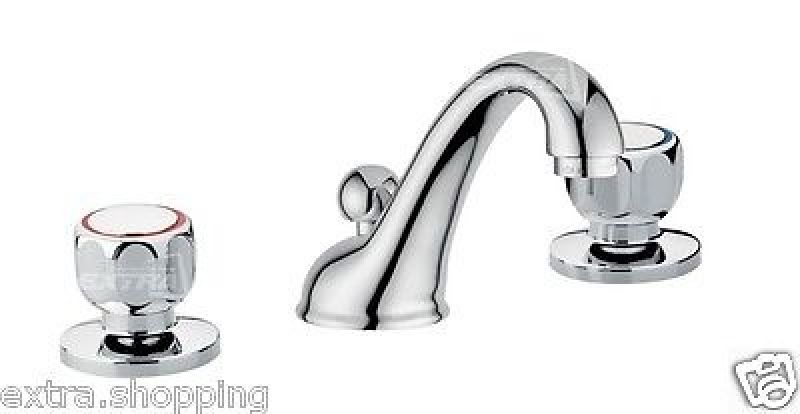RUBINETTO MISCELATORE BATTERIA LAVABO EMMEVI SOLE 15083 CROMATO