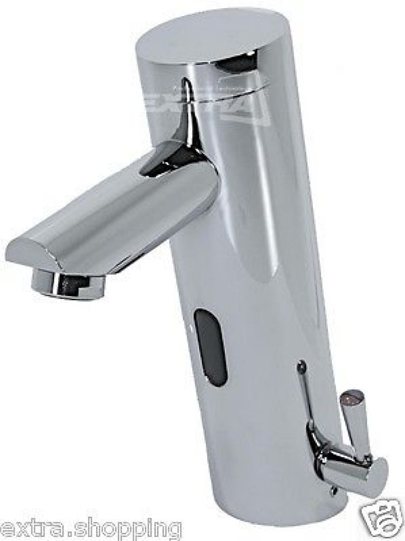 RUBINETTO MISCELATORE ELETTRONICO FOTOCELLULA INFRAROSSI SENSORE-172235465942