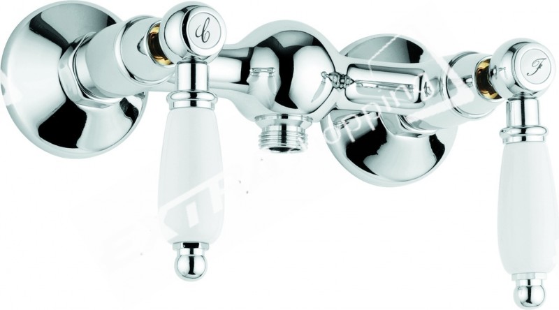 RUBINETTO MISCELATORE GRUPPO DOCCIA EMMEVI DECO'  CERAMIC 121002 CROMO RAME BR
