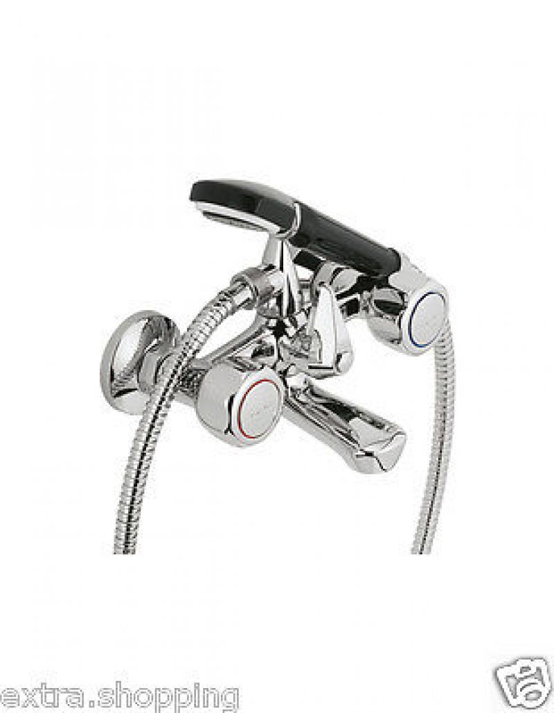 RUBINETTO MISCELATORE GRUPPO VASCA CON DOCCIA CROLLA LINEA HHO! H25 ART. H07