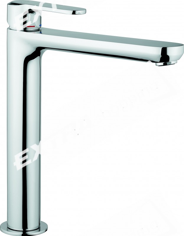 RUBINETTO MISCELATORE LAVABO ALTO EMMEVI NEFER 77003BIG CROMATO