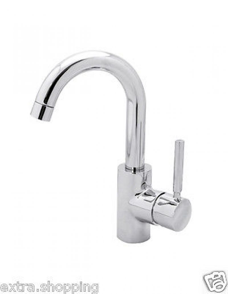 RUBINETTO MISCELATORE LAVABO CROLLA RUBINETTERIE LINEA FORMA 27064 CROMO