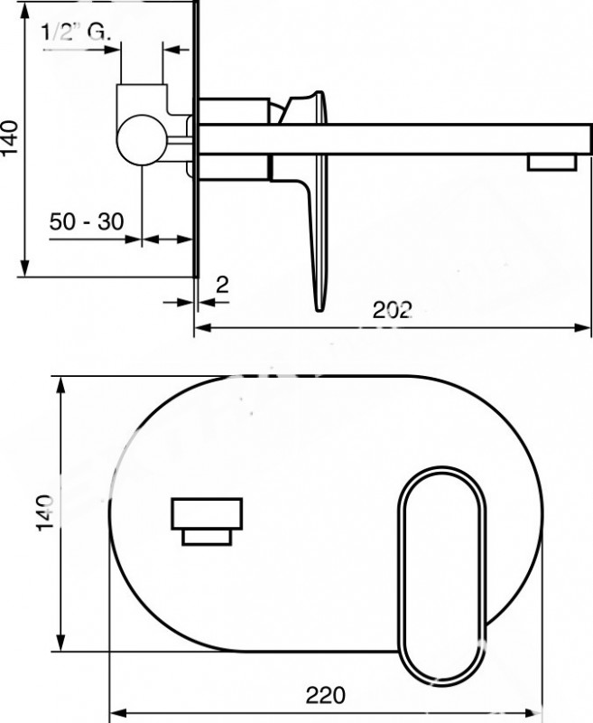 RUBINETTO MISCELATORE LAVABO DA INCASSO EMMEVI KIRY 88055 CROMATO