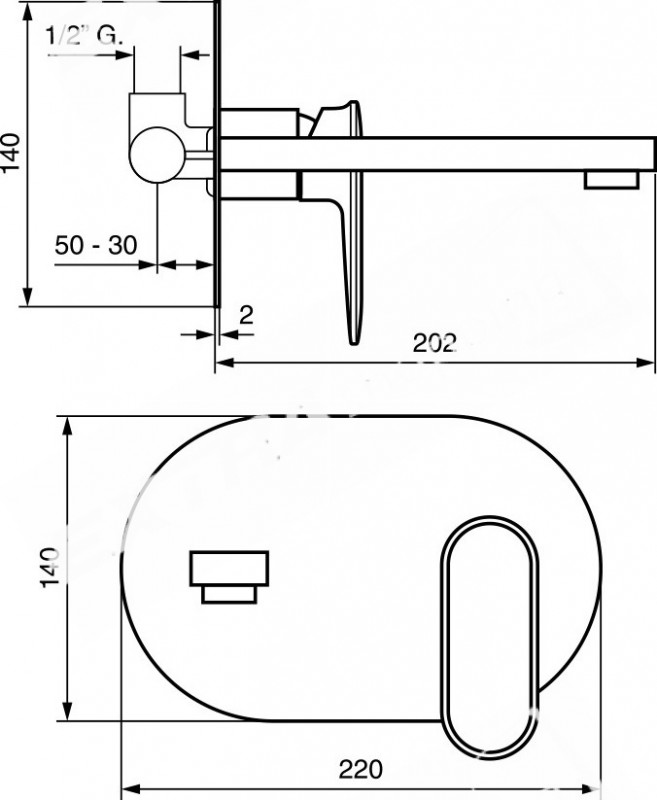 RUBINETTO MISCELATORE LAVABO DA INCASSO EMMEVI KIRY 88055 CROMATO