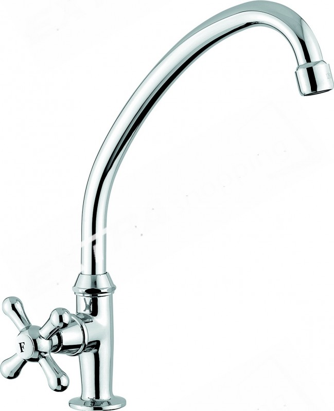 RUBINETTO MISCELATORE LAVELLO A COLONNA CUCINA EMMEVI STELLA 17060 CROMATO
