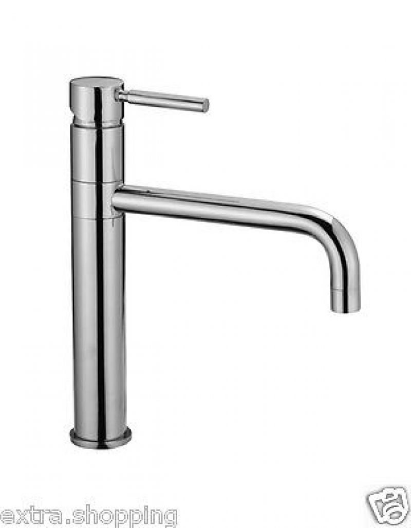 RUBINETTO MISCELATORE LAVELLO CUCINA CROLLA RUBINETTERIE LINEA FORMA 27074 CROMO