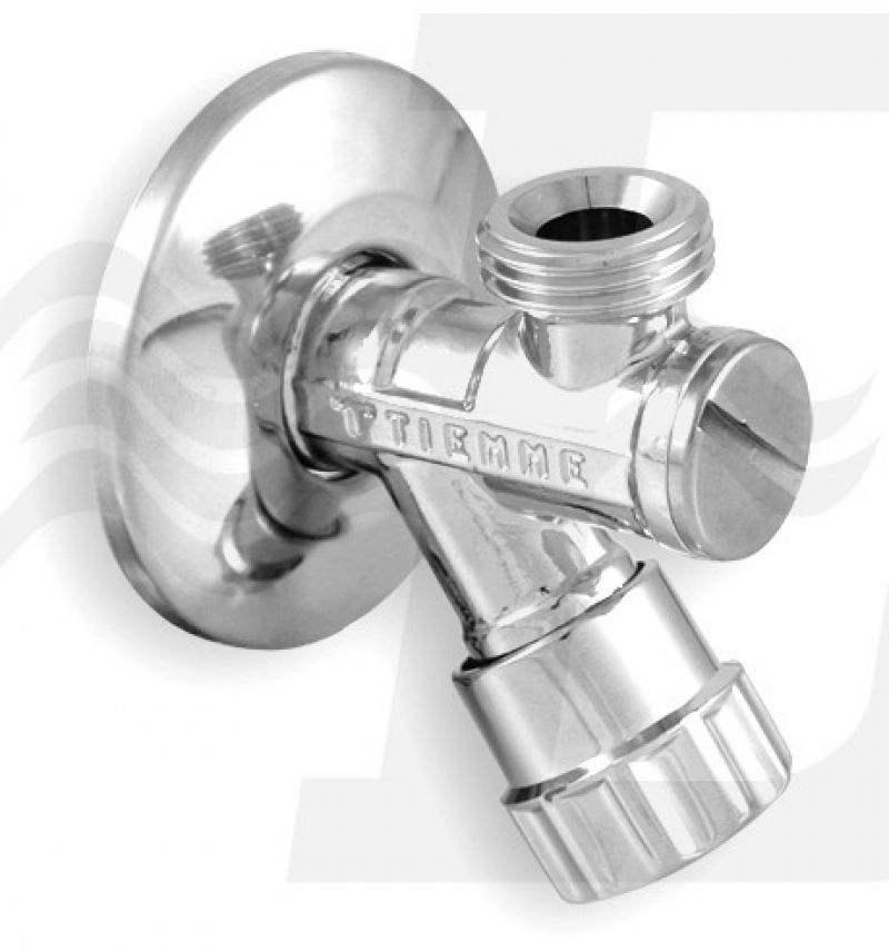 RUBINETTO SOTTOLAVABO INCLINATO TIEMME 1/2" x 3/8"
