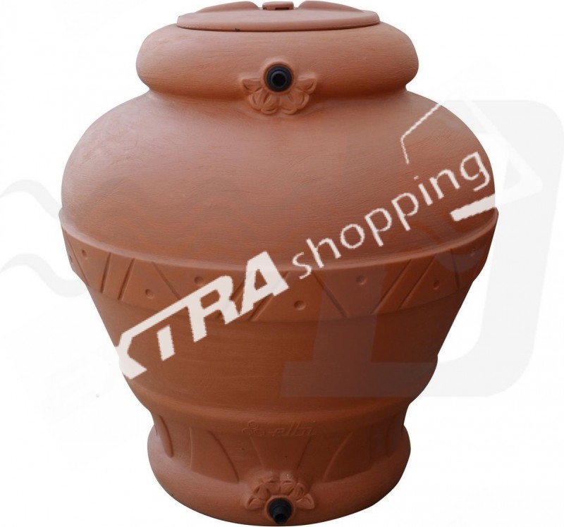 SERBATOIO IN POLIETILENE FUORI TERRA MOD. TERRA COTTA 500lt - cm DMxH 102x114