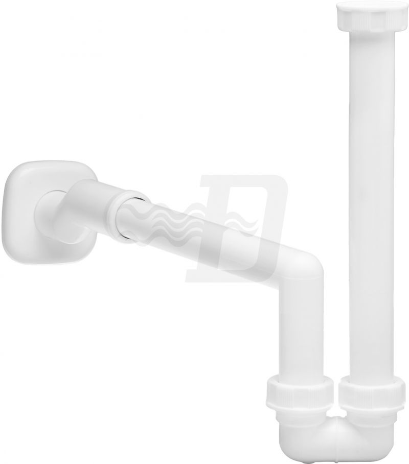 SIFONE ECCENTRICO PER BIDET Bianco