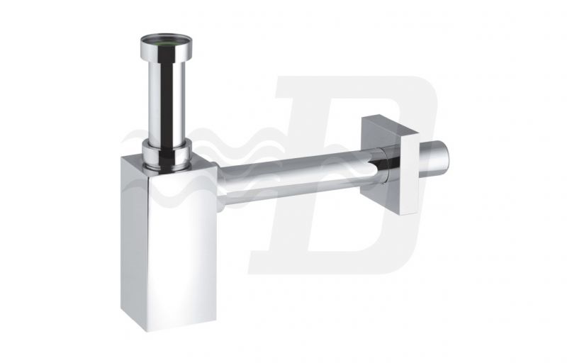 SIFONE "PIQUADRATO" PER LAVABO ABS 1" 1/4 - 32x250 mm