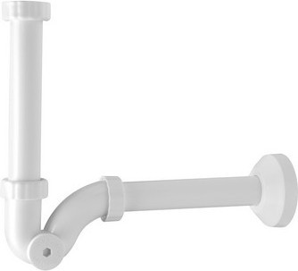 SIFONE S IN ABS BIANCO PER BIDET 1"1/4 x D. 32