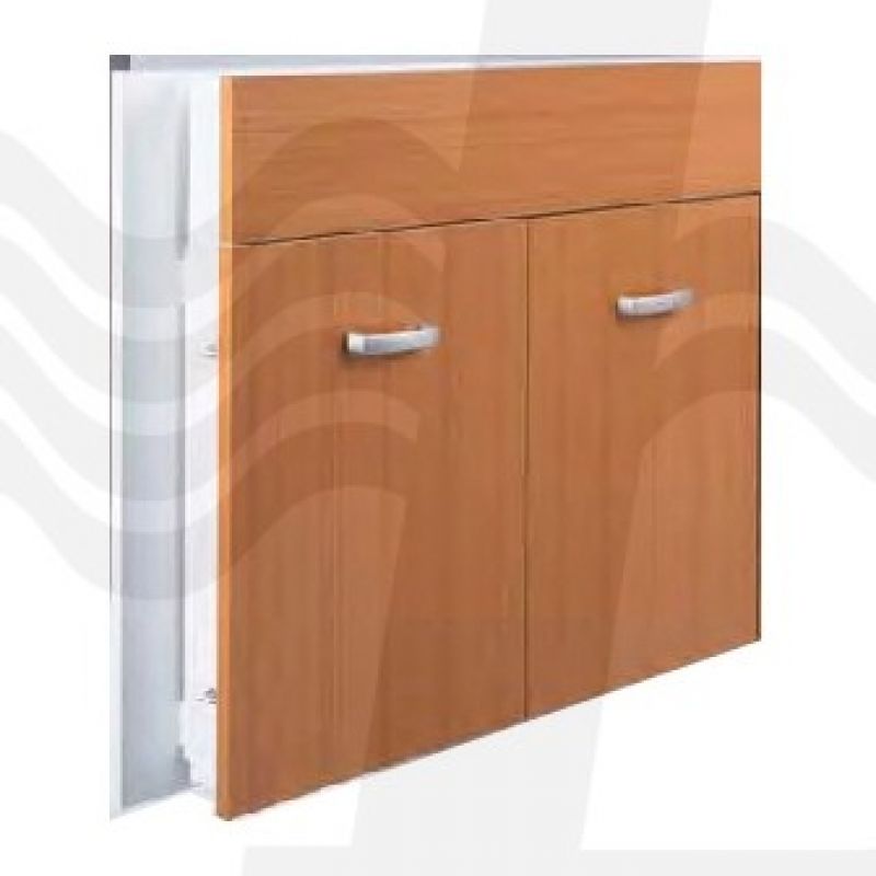 SOTTOLAVELLO A 2 ANTE PIEGHEVOLE cm 80x50 BI - Top Inox