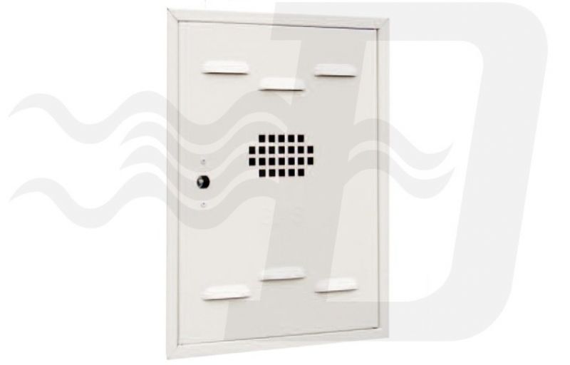 SPORTELLO PER PROTEZIONE GAS PREVERNICIATO BIANCO cm 50 x 40 x 2 (cf. 12 NR)