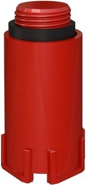 TAPPO PER COLLAUDO TUBAZIONI FILETTO 1/2 Rosso (cf. 200 NR)