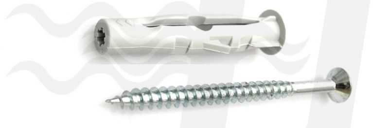 TASSELLO IN NYLON CON VITE Diam. 8 x 50 mm (cf. 50 NR)