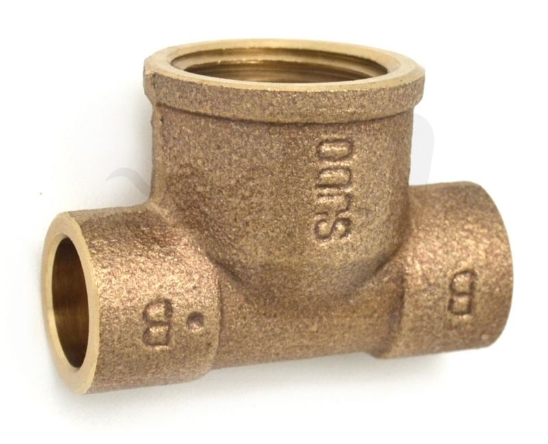 TEE BRONZO F. A SALDARE 1/2 x 12 (cf. 10 NR)