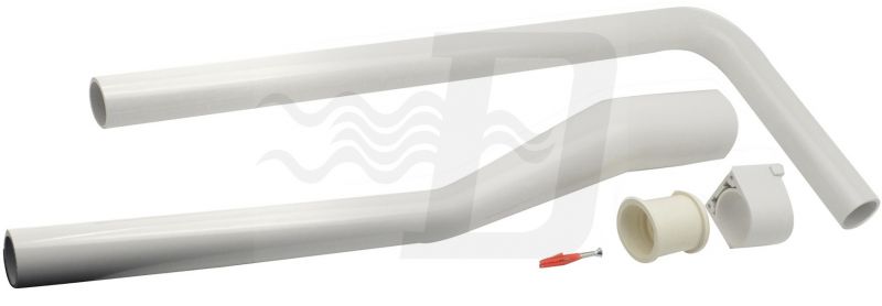 TUBO DI RISCIACQUAMENTO SCOMPONIBILE H. 98 x Diam. 50/32