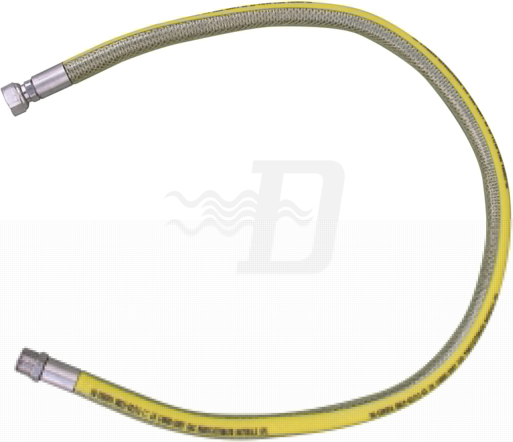 TUBO FLESSIBILE IN ACCIAIO MF PER GAS PARIGI cm 50
