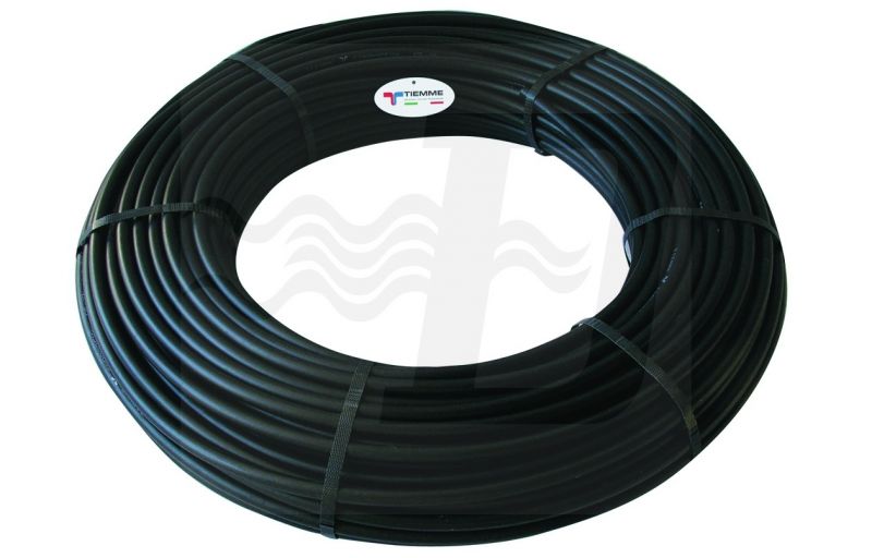 TUBO IN POLIETILENE RETICOLATO COBRA-PEX NERO 15 x 2,5 (cf. 100 MT)