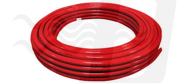 TUBO MULTI-DIAN SISTEMA MULTISTRATO COIBENTATO ROSSO ROTOLO 10 MT 20 x 2 (cf. 10 MT)