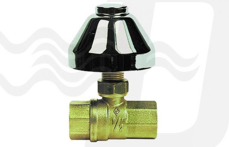 VALVOLA A SFERA AD INCASSO CON CAPPUCCIO 1/2'' DN 15 PN 64 (cf. 6 NR)