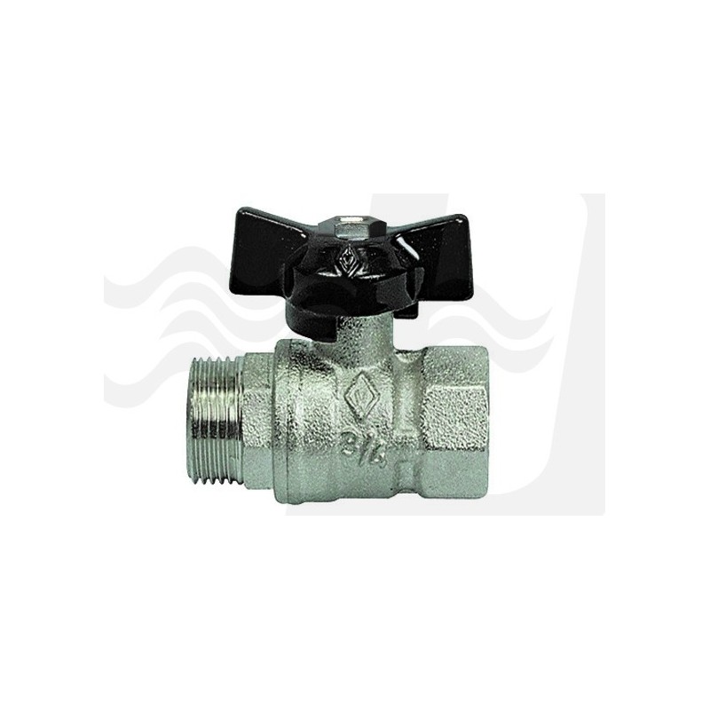 VALVOLA A SFERA MF CON FARFALLA 1"1/4 DN 32 PN 25 (cf. 5 NR)